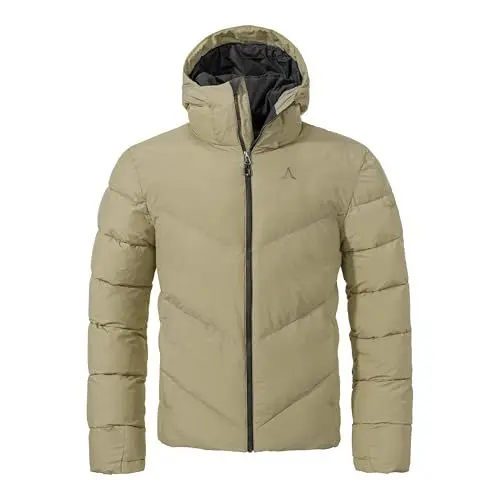 Produktbild: Schöffel Herren Ins Jacket Style Lodos MNS, leichte Steppjacke mit hoher Wärmeleistung, bequeme, warme Winterjacke mit Kapuze und hochschließendem Kragen, nutmeg, 52