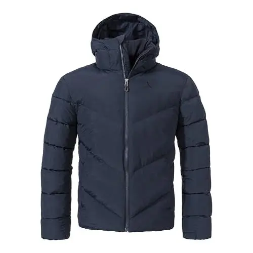 Produktbild: Schöffel Herren Ins Jacket Style Lodos MNS, leichte Steppjacke mit hoher Wärmeleistung, bequeme, warme Winterjacke mit Kapuze und hochschließendem Kragen, navy blazer, 54