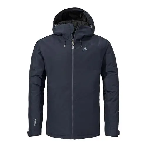 Produktbild: Schöffel Herren Ins Jacket Style Wildkar MNS, wetterfeste Outdoorjacke mit 2-Wege-Stretch, atmungsaktiver, wasserdichter Anorak mit verstellbarer Kapuze, navy blazer, 50
