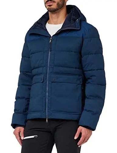 Produktbild: Schöffel Herren Insulated Jacket Boston M, sportliche Winterjacke mit Kapuze, wasserdichte und windabweisende Outdoor Jacke, moonlit ocean, 52