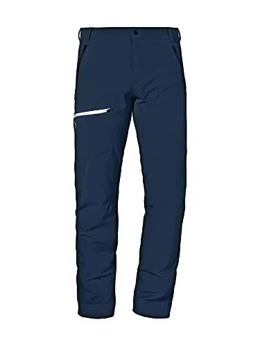Produktbild: Schöffel Herren Pants Folkstone Warm M, warme Wanderhose mit 4 Wege-Stretch, wasserabweisende Thermohose mit vorgeformtem Knie, navy blazer, 56