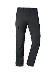 Produktbild: Schöffel Herren Pants Koper1 Zip Off, flexible Herren Hose mit Zip-Off Funktion, schnell trocknende und kühlende Wanderhose aus 4-Wege-Stretch, asphalt, 52