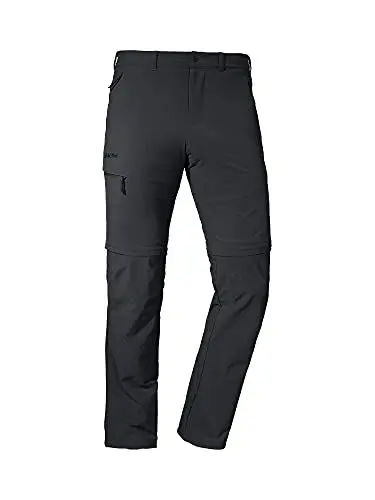Produktbild: Schöffel Herren Pants Koper1 Zip Off, flexible Herren Hose mit Zip-Off Funktion, schnell trocknende und kühlende Wanderhose aus 4-Wege-Stretch, asphalt, 52