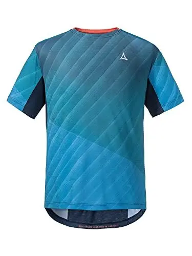 Produktbild: Schöffel Herren Shirt Valbella M, atmungsaktives Fahrradtrikot, schnell trocknendes Funktionsshirt mit 4-Wege-Stretch, dress blues, 46