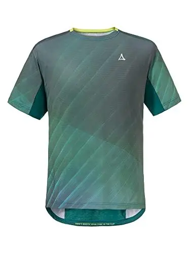 Produktbild: Schöffel Herren Shirt Valbella M, atmungsaktives Fahrradtrikot, schnell trocknendes Funktionsshirt mit 4-Wege-Stretch, psychotropical, 46