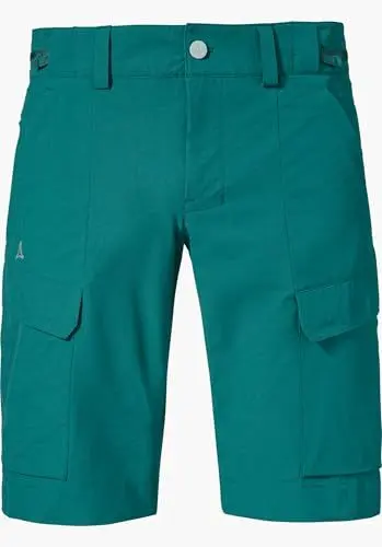 Produktbild: Schöffel Herren Shorts Kitzstein M, wasserabweisende Outdoor Hose mit elastischem Bund, kurze Wanderhose aus Stretch-Material mit zwei Außentaschen, quartz, 50