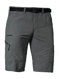 Produktbild: Schöffel Herren Shorts Silvaplana2, vielseitige Wanderhose mit separatem Gürtel, Outdoor Hose mit praktischen Taschen, asphalt, 48