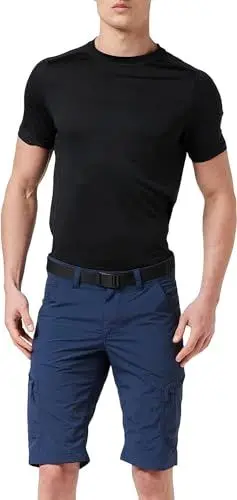 Produktbild: Schöffel Herren Shorts Silvaplana2, vielseitige Wanderhose mit separatem Gürtel, Outdoor Hose mit praktischen Taschen, dress blues, 48