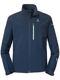 Produktbild: Schöffel Herren Softshell Jacket Rinnen M, wind- und wasserabweisende Winter Wanderjacke mit Body Mapping Technologie, atmungsaktive Outdoorjacke für Wintersport, navy blazer, 50