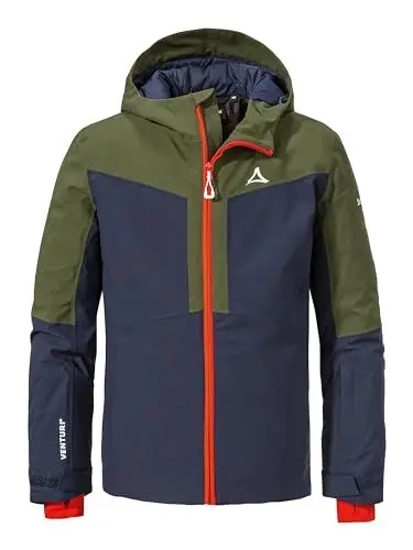 Produktbild: Schöffel Jungen Ski Jacket Rastkogel B, wasserdichte, atmungsaktive Skijacke, Kinder Winterjacke mit 4-Wege-Stretch und verstellbarem Armabschluss, navy blazer, 152