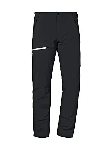 Produktbild: Schöffel Herren Pants Folkstone Warm M, warme Wanderhose mit 4 Wege-Stretch, wasserabweisende Thermohose mit vorgeformtem Knie, black, 50