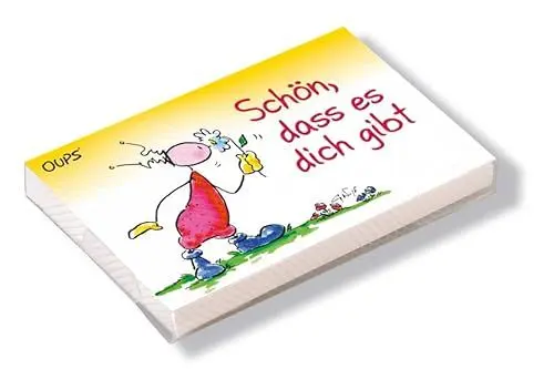 Produktbild: Schön, dass es dich gibt: Oups Kärtchenbox