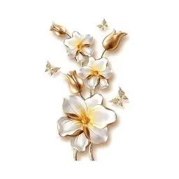 Produktbild: Schöne Lotus Pflanze verlässt Blumen Schmetterling Toiletten aufkleber Selbst klebende Toiletten deckel Wasserdichte Aufkleber Badezimmer Wand aufkleber Toiletten deckel Dekoration Diy Dekoration