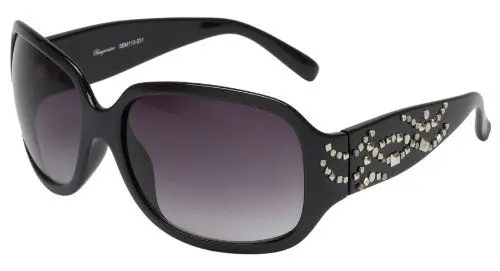 Produktbild: Schöne Marken Sonnenbrille für Damen von Burgmeister mit 100% UV Schutz | Sonnenbrille mit stabiler Polycarbonatfassung, hochwertigem Brillenetui, Brillenbeutel und 2 Jahren Garantie | SBM113-231