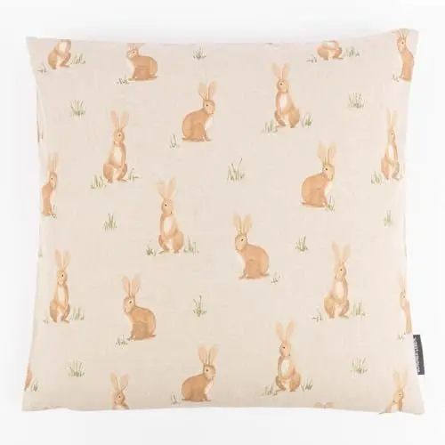 Produktbild: SCHÖNER LEBEN. Kissenhülle Aquarell Woodland Rabbit in div. Größen, Größe:50x50cm (HxB)