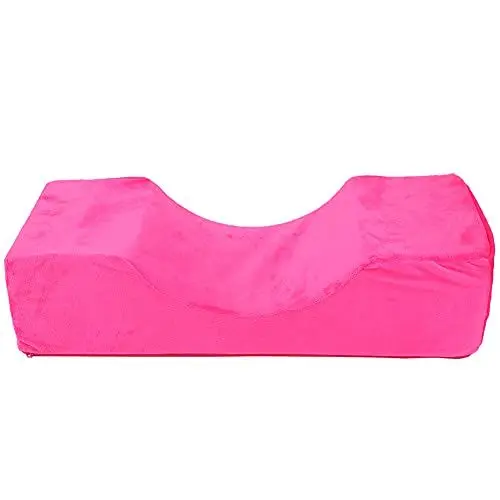 Produktbild: Schönheitssalon Wimpernverlängerung Nackenkissen - Komfortables Beauty Memory Foam Kissen, Weiches Elastisches Wimpernverlängerungskissen Schönheitssalon Wimperntransplantation(Rose Rot)