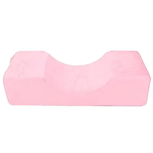 Produktbild: Wimpernverlängerung Kissen, Beauty Memory Foam Kissen für Schönheitssalon, Weiches U-förmiges Wimpern Kissen zur Wimperntransplantation & Verlängerung, Komfortabel und Elastisch (Rosa)