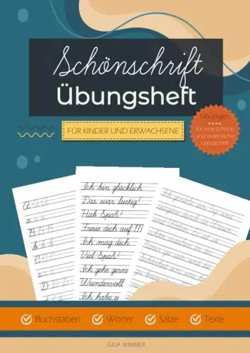 Produktbild: Schönschrift Übungsheft: schön schreiben - Selbstlernheft