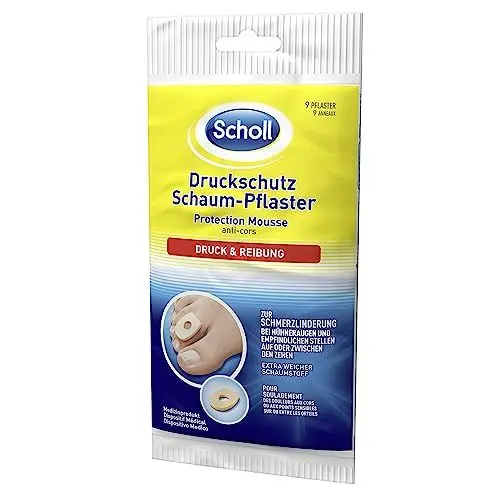 Produktbild: Scholl Druckstellen Pflaster Extra weich, 1 Stück - Extra weiche schützende Polsterung - schützt vor Reibung und lindert Druckschmerzen sofort – dermatologisch getestet