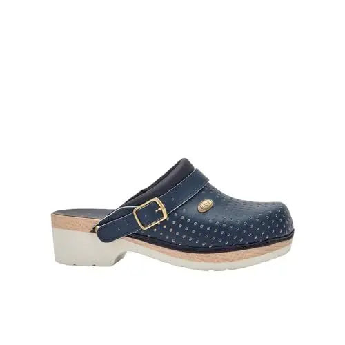 Produktbild: Scholl Unisex Clog SUPERCOMFORT Schuh für Medizinisches Fachpersonal, Blu, 39 EU