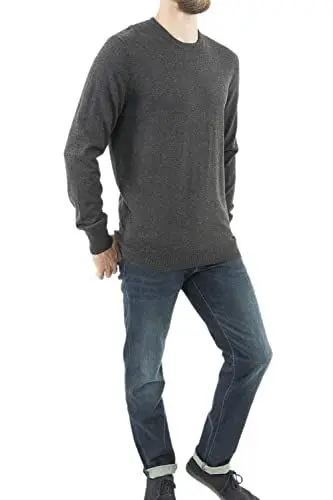 Produktbild: SCHOTT Herren Plbeal1 Pullover, Grau (H.Anthracite H.Anthracite), X-Large