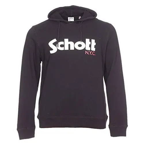 Produktbild: SCHOTT Herren Swhood Jacke, Schwarz (Black 90), XXX-Large