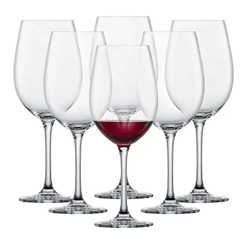 Produktbild: SCHOTT ZWIESEL Bordeaux Rotweinglas Classico (6er-Set), klassische Bordeauxgläser für Rotwein, spülmaschinenfeste Tritan-Kristallgläser, Made in Germany (Art.-Nr. 123653)