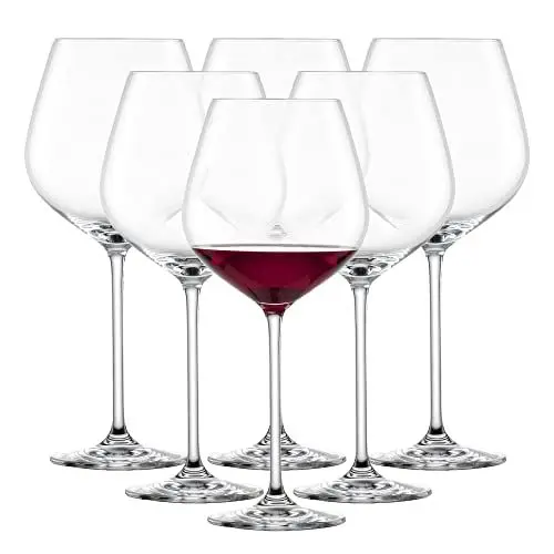 Produktbild: SCHOTT ZWIESEL Burgunder Rotweinglas Fortissimo (6er-Set), edle Burgundergläser für Rotwein, spülmaschinenfeste Tritan-Kristallgläser, Made in Germany (Art.-Nr. 112496)