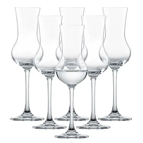 Produktbild: SCHOTT ZWIESEL Grappaglas Bar Special (6er-Set), klassische Schnapsgläser mit Stiel, spülmaschinenfeste Tritan®-Kristallgläser, Made in Germany (Art.-Nr. 111232)