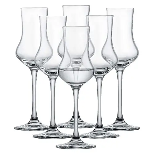 Produktbild: SCHOTT ZWIESEL Grappaglas Classico (6er-Set), klassische Schnapsgläser mit Stiel, spülmaschinenfeste Tritan-Kristallgläser, Made in Germany (Art.-Nr. 106225)