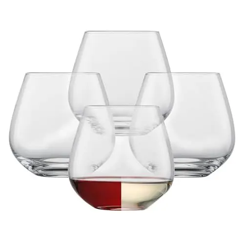 Produktbild: SCHOTT ZWIESEL Weinbecher Forté (4er-Set), Tumbler ohne Stiel für diverse Arten von Wein, spülmaschinenfeste Tritan-Kristallgläser, Made in Germany (Art.-Nr. 123619)
