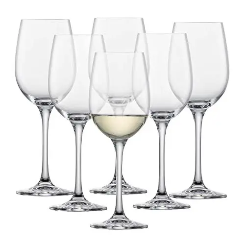 Produktbild: SCHOTT ZWIESEL Weißweinglas Classico (6er-Set), klassische Weingläser für Weißwein, spülmaschinenfeste Tritan-Kristallgläser, Made in Germany (Art.-Nr. 106221)