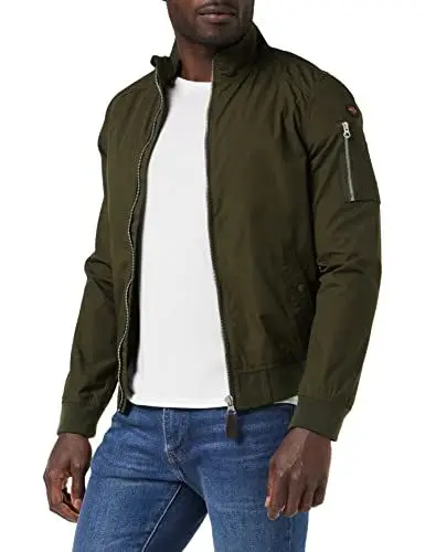 Produktbild: Schott NYC Herren Kenny Jacke, Grün (Dark Kaki Dark Kaki), 34 /L30 (Herstellergröße: XXX-Large)
