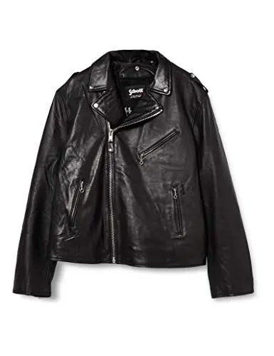 Produktbild: Schott NYC Herren Lc1140gt Lederjacke, Schwarz, 4X-Large