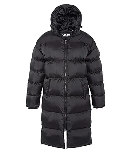 Produktbild: Schott NYC Unisex 2190max Daunenjacke, schwarz / schwarz, XS