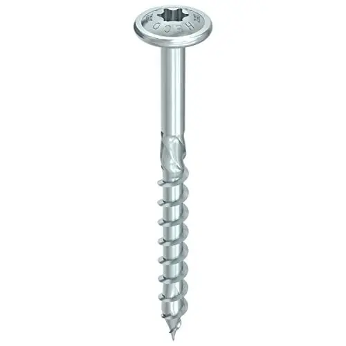 Produktbild: HECO Tellerkopf TOPIX-plus 8,0 x 120, T-Drive, Teilgewinde, verzinkt blau, A3K 50 Stk