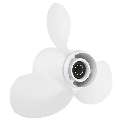 Produktbild: Schrauben für Bootsmotoren, Qiilu Außenbordpropeller, Außenbordpropeller 8 Keilzahn 3 Klingen 683-45941-00-EL 9 1/4 x 12 Passend für 9,9-15 PS
