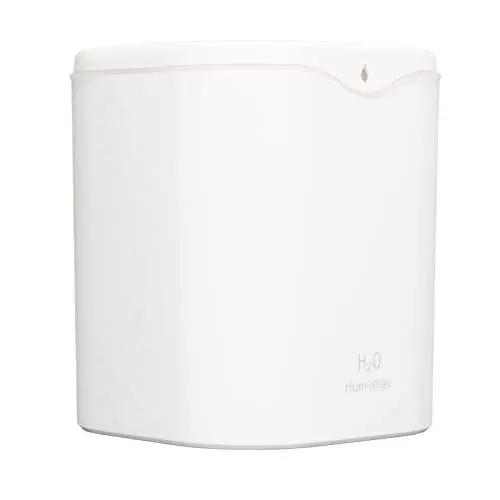 Produktbild: Schreibtisch Luftbefeuchter, Nachtlicht Mini Luftbefeuchter 2 Modus 2L Wassertank Dual Sprayer USB Anschluss für Schlafzimmer (Elegantes Weiß)