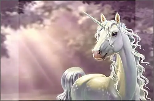 Produktbild: Schreibunterlage Kangaro Einhorn rutschfest 38x58cm mit zwei Einstecktaschen, für Kinder- und Jugendzimmer