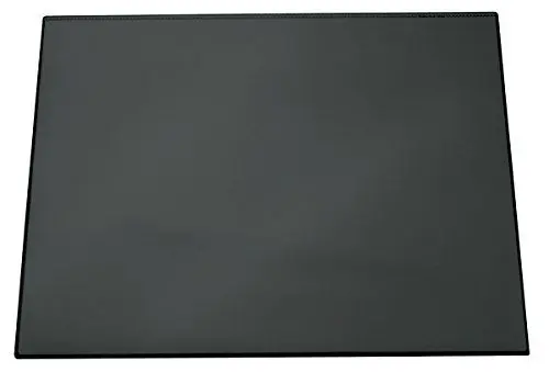Produktbild: Schreibunterlage mit Vollsichtplatte, 700mm breit, 500mm hoch, schwarz