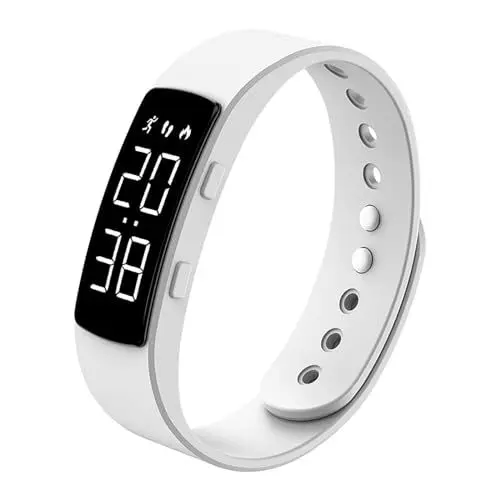 Produktbild: Schrittzähler ohne App und Handy Fitnessuhr Damen Herren Fitness Armband Schlaftracker Fitnessarmband Uhr Digital Armbanduhr Laufuhr Kalorien Distanz Sport Fitness Tracker Wecker Mädchen Junge Kinder