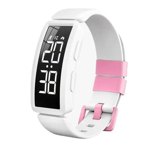 Produktbild: Schrittzähler ohne App und Handy Mädchen Junge Teenager Kinder Fitnessuhr Damen Fitness Armband Schlaftracker Fitnessarmband Uhr Digital Armbanduhr Laufuhr Kalorie Distanz Sport Fitness Tracker Wecker
