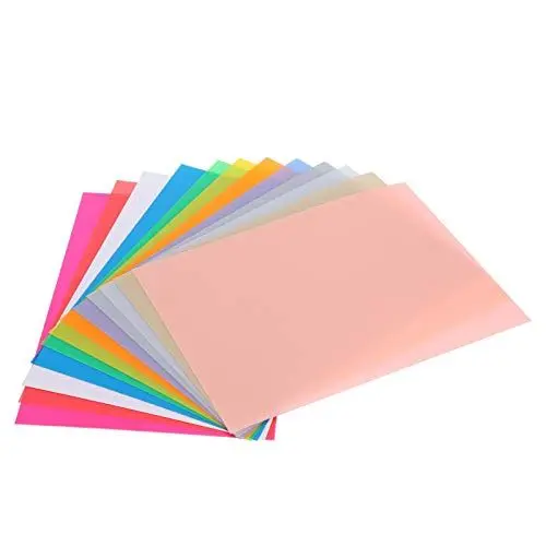 Produktbild: Schrumpffolienbögen, 12 Stück, Bunte Schrumpffolien, Papiere, DIY-Schlüsselanhänger, Handgefertigtes Zubehör, 14,5 X 20 Cm