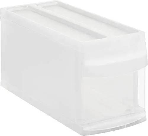 Produktbild: Rotho Systemix Schubladenbox 1 Schub, Kunststoff (PP) BPA-frei, transparent, S (39.5 x 17.0 x 20.3 cm)