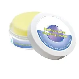 Produktbild: Schuhcreme Weiß, 260g Weiße Schuhcreme, Multifunktionale Sneaker Reiniger, Sneaker Cleaner mit Putzschwamm, Schuhcreme Weiß für alle Oberflächen Reinigungs Fleckenentfernungscreme
