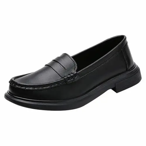 Produktbild: Schuhe 70er J𝐚hre Damen Shoes Summer Fashion Hollow Breathable Flat Heel Soft Sole Casual Shoes KnöChelhohe Sportschuhe (Black, 40)