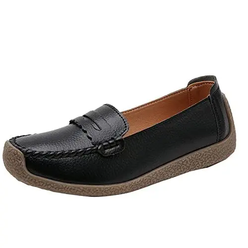 Produktbild: Schuhe Damen Espadrilles FüR Damen Keilabsatz Damen-Freizeitschuhe, modische große Damenschuhe On Cloud Damen Hausschuhe (Black, 38)