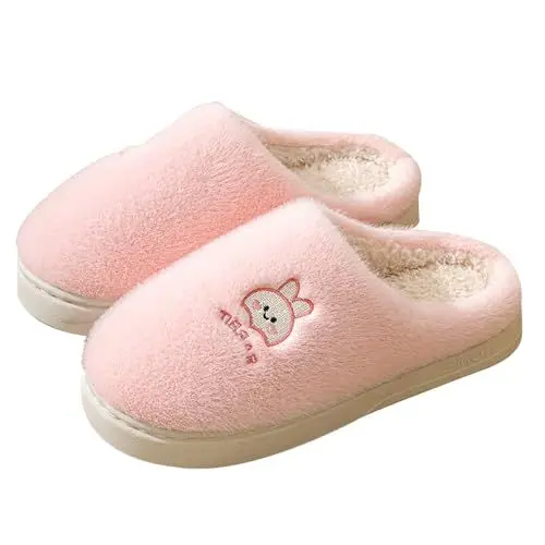 Produktbild: Schuhe Für Damen Elegant Hausschuhe für Männer und Frauen, rutschfeste Hausschuhe aus Baumwollleinen für drinnen und draußen, Hausschuhe, Sandalen mit offener Spitze, Schuhe Schlangenmuster (Pink, 40)