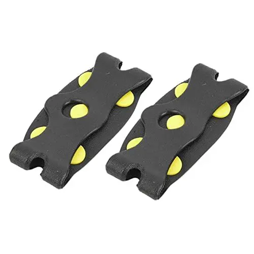 Produktbild: Schuhe Regenschutz Outdoor 12×7×3 Paar 5-zahnige Outdoor-Federkralle Steigeisen Stiefel rutschfeste Ski-EIS-Schuhe Abdeckung Zubehör