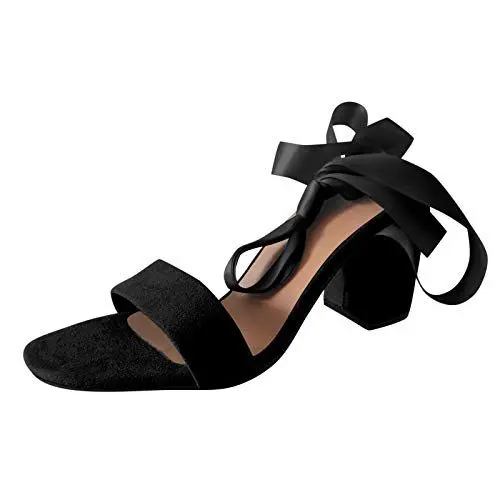 Produktbild: Schuhe Schlangenmuster Damen Plateau Hausschuhe beiläufige Freizeit Outdoor-Heels High Women 's High Heels Damenschuhe Schwarz Stiefelette (Black, 40)